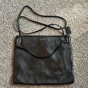 Coach Crossbody - Black Leather